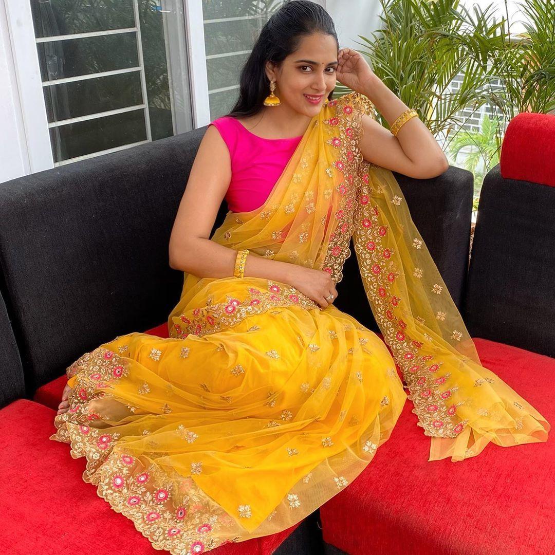 Net Sarees With piece of blouse.