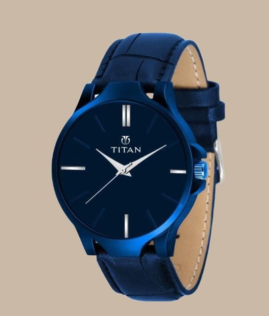 Unisex analog Leather Watch