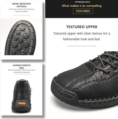 Men’s Casual High-Top Leather Sneakers | Stylish Lace-Up Daily Wear Shoes.