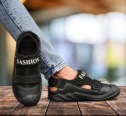 Unisex Casual Fashion Sandals | Breathable Mesh & Adjustable Strap Footwear.