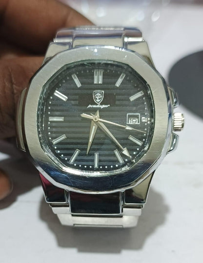 Luxury Stainless Steel Watch.