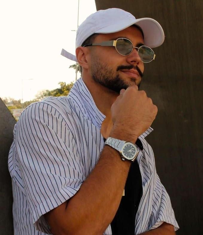 Luxury Stainless Steel Watch.