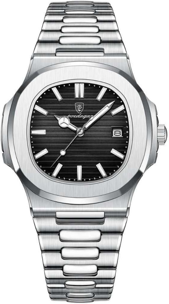 Luxury Stainless Steel Watch.
