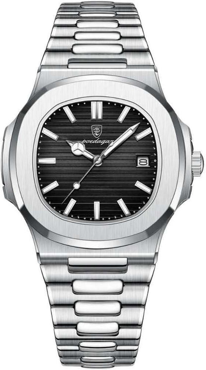 Luxury Stainless Steel Watch.